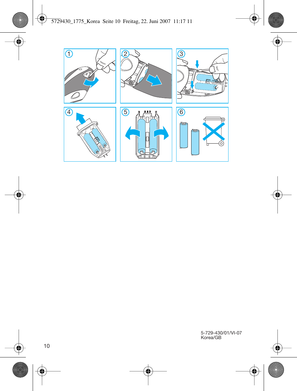 Braun 1775 User Manual | Page 10 / 10
