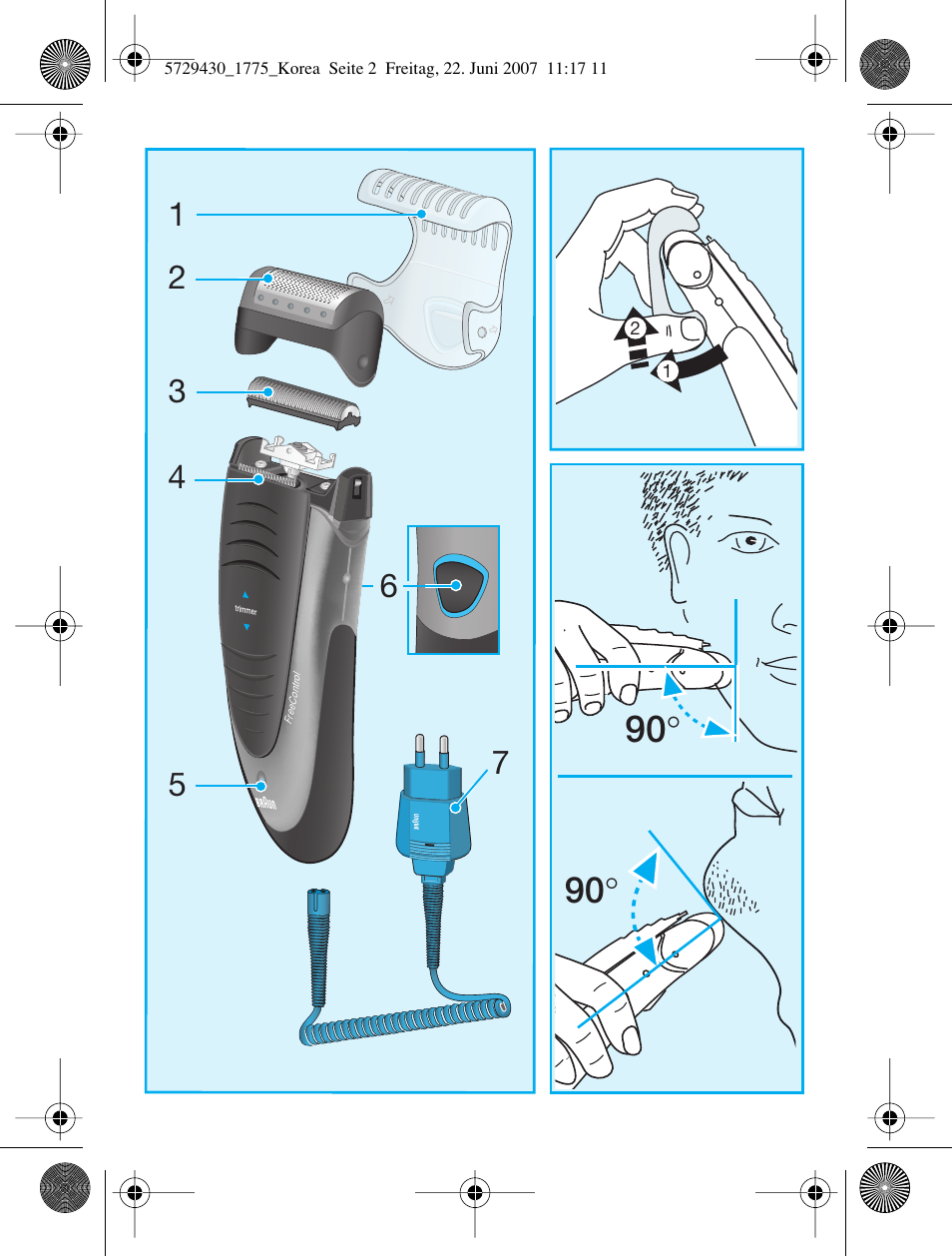 Braun 1775 User Manual | Page 2 / 10