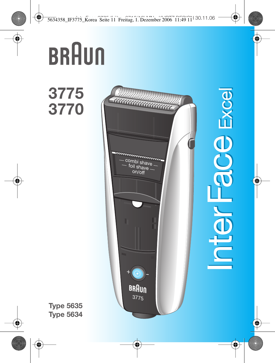 Braun 5634 User Manual | 10 pages