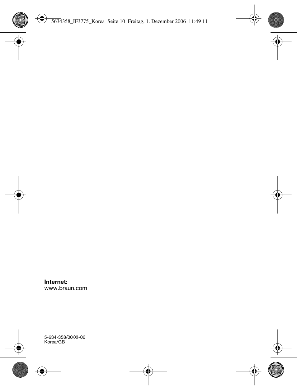 Braun 5634 User Manual | Page 10 / 10