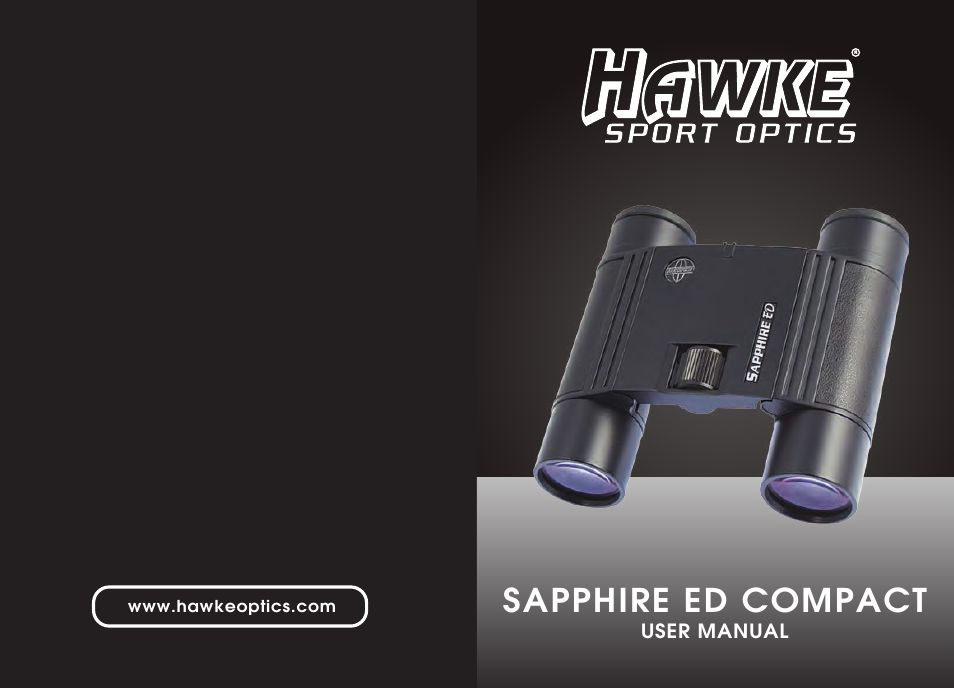 Hawke Optics Sapphire ED 8x25 User Manual | 3 pages