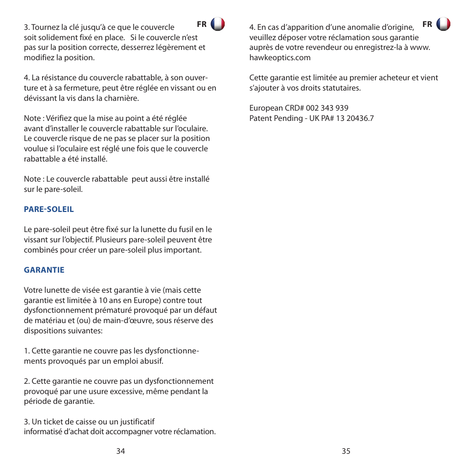 Hawke Optics Airmax 30 8-32x50 User Manual | Page 18 / 30