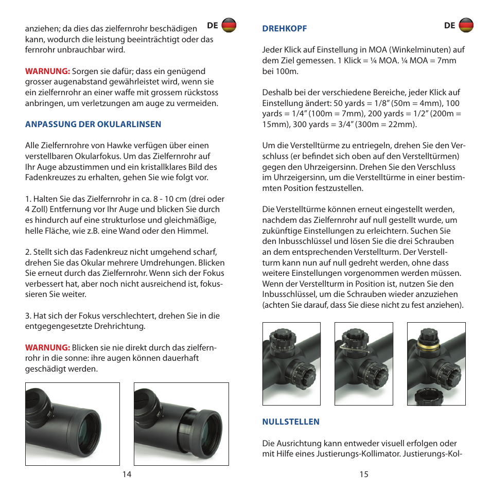 Hawke Optics Airmax 30 8-32x50 User Manual | Page 8 / 30