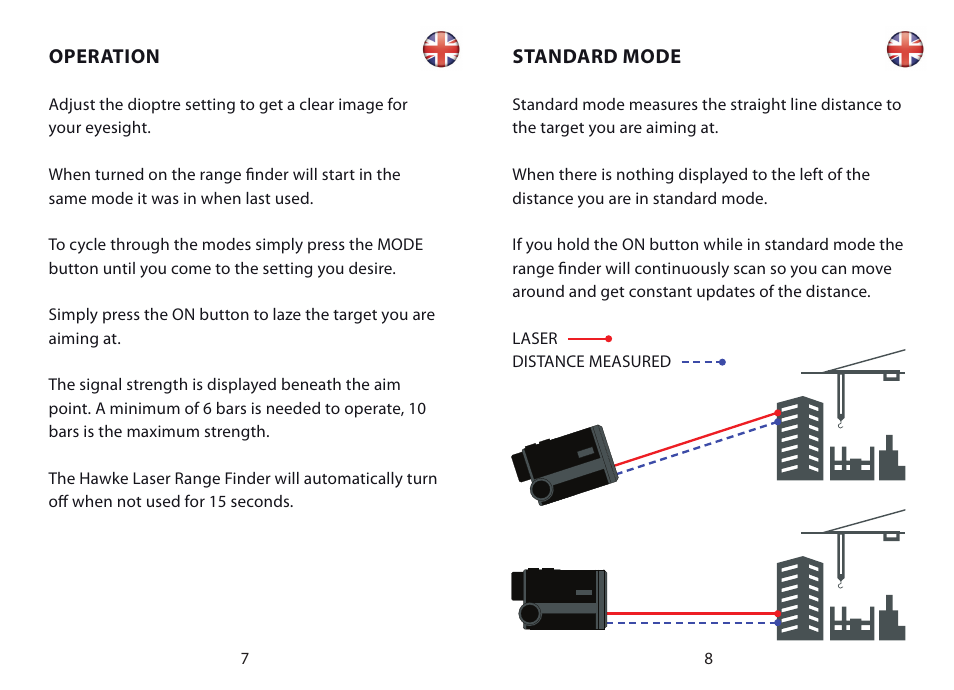 Hawke Optics LRF Pro 900 User Manual | Page 4 / 8