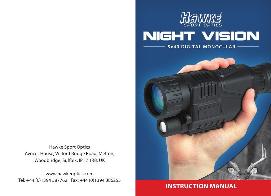 Hawke Optics Digital 5x User Manual | 12 pages