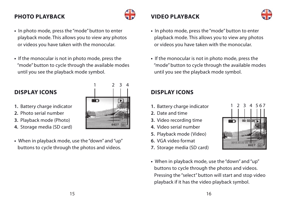 Hawke Optics Digital 5x User Manual | Page 9 / 12