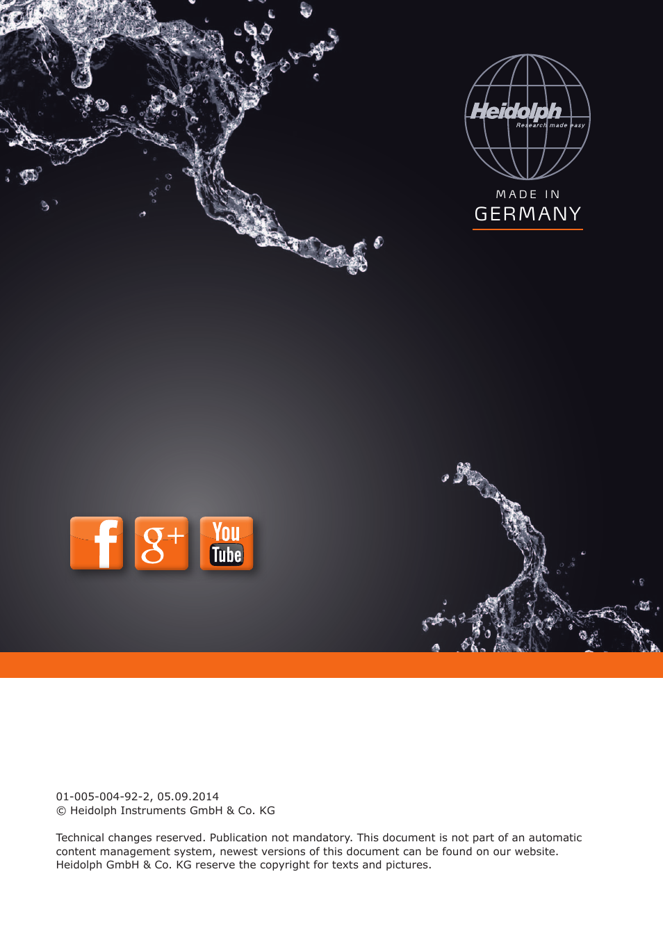 Germany | Heidolph Hei-VAP Precision User Manual | Page 59 / 59