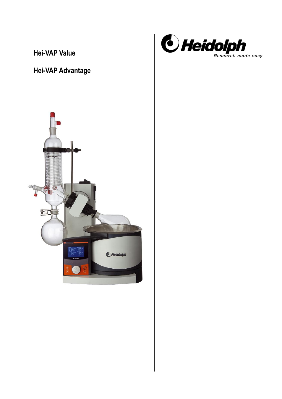 Heidolph Hei-VAP Advantage User Manual | 84 pages