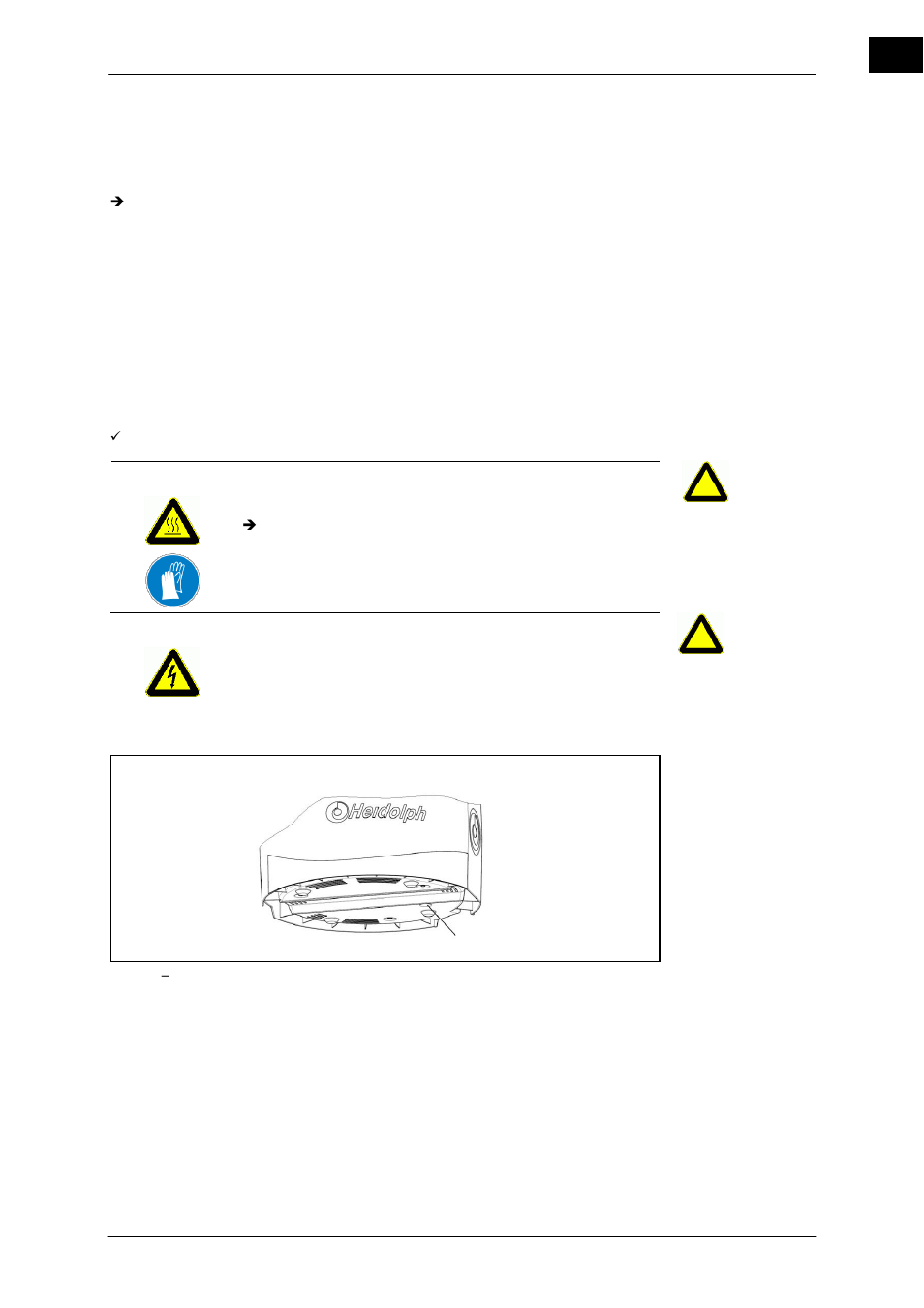 Maintenance, cleaning, service, Maintenance, Resetting the maximum temperature limiter | 9 maintenance, cleaning, service, 1 maintenance | Heidolph Hei-VAP Advantage User Manual | Page 65 / 84