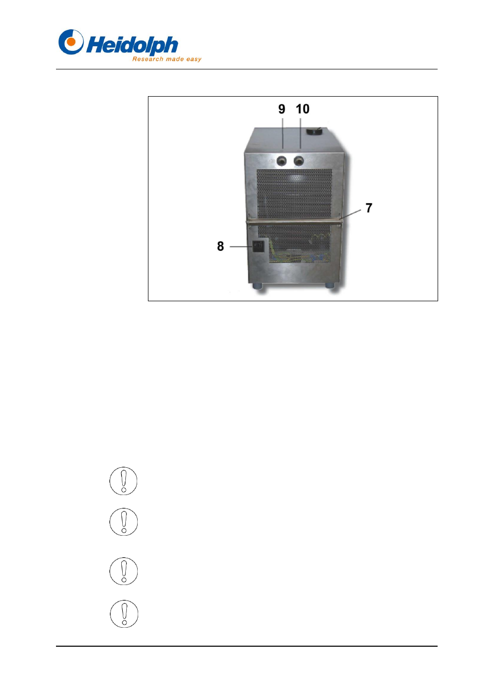 Selecting the cooling liquid, 1 selecting the cooling liquid | Heidolph Rotacool Mini User Manual | Page 31 / 104