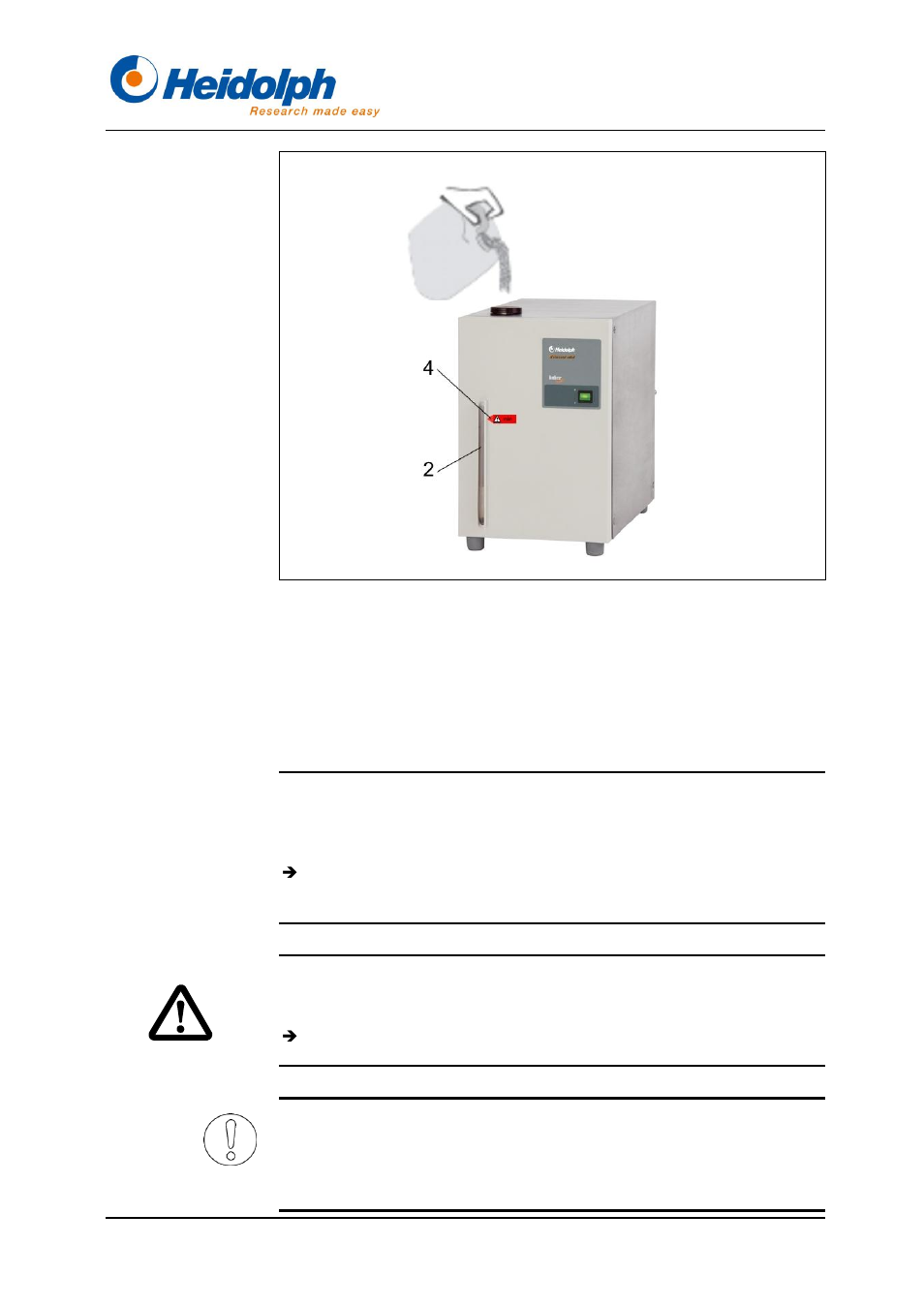 Connecting the instrument, 4 connecting the instrument | Heidolph Rotacool Mini User Manual | Page 33 / 104