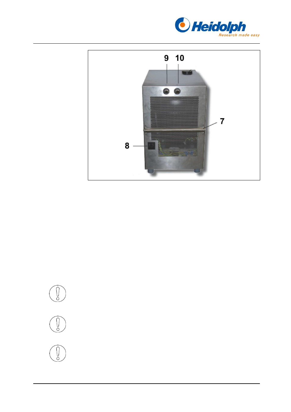 Elección del líquido refrigerante, 1 elección del líquido refrigerante | Heidolph Rotacool Mini User Manual | Page 72 / 104