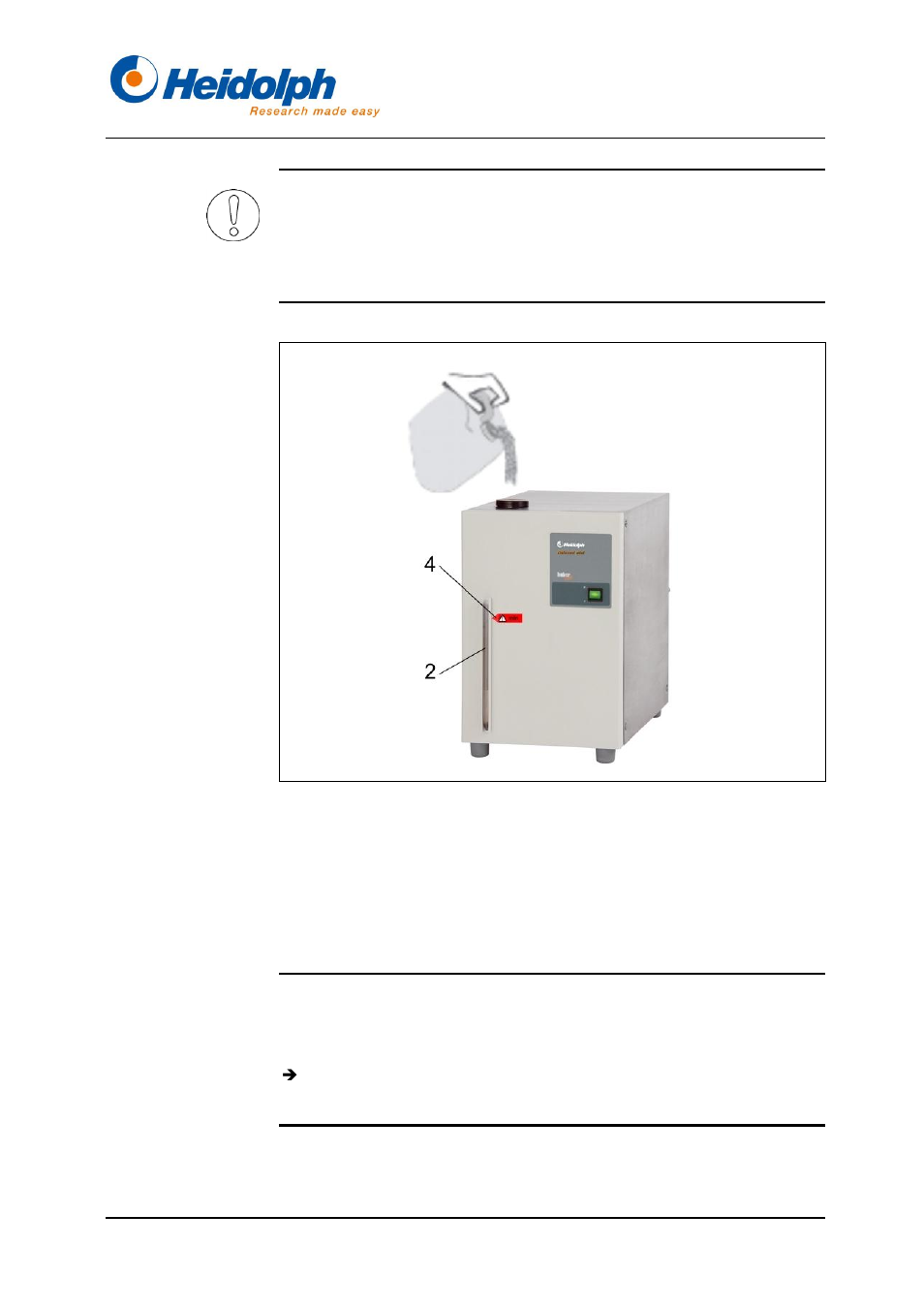 Collegamento del criostato a circolazione, 4 collegamento del criostato a circolazione | Heidolph Rotacool Mini User Manual | Page 93 / 104