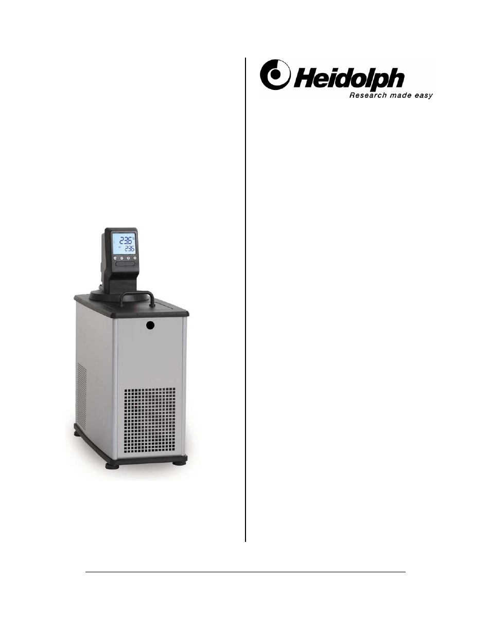 Heidolph RotaChill User Manual | 37 pages