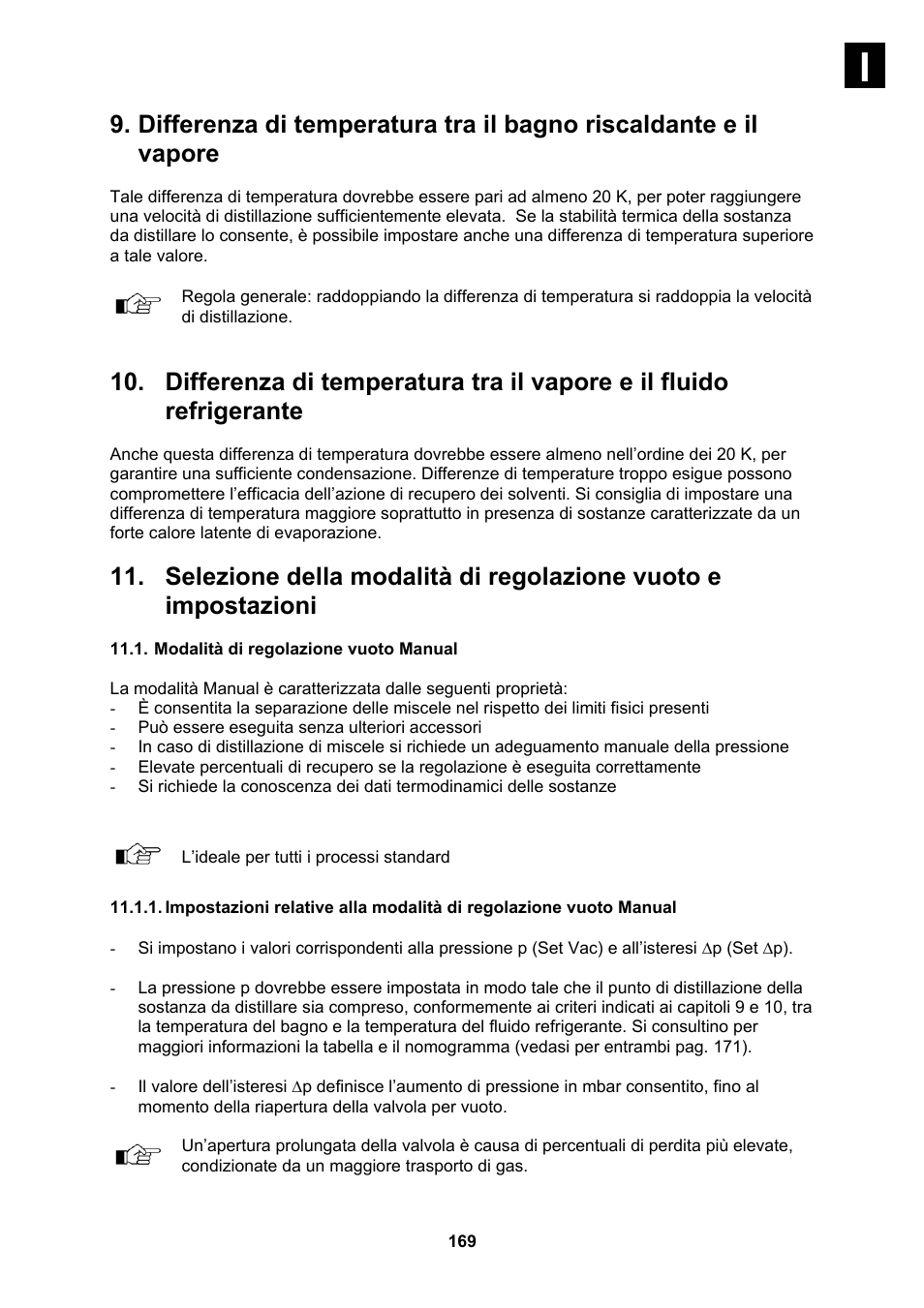 Modalità di regolazione vuoto manual | Heidolph Vacuum Switchbox User Manual | Page 169 / 188