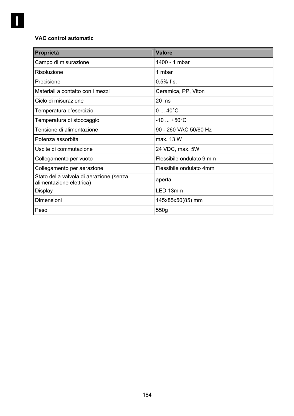 Valore | Heidolph Vacuum Switchbox User Manual | Page 184 / 188