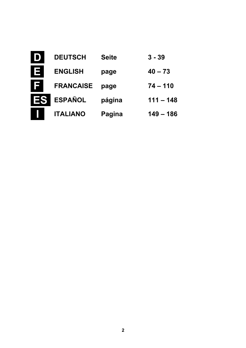 Id i, Ie i, If i | Les i, Li i i l | Heidolph Vacuum Switchbox User Manual | Page 2 / 188