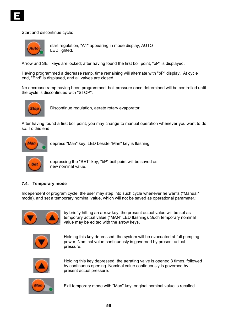 Temporary mode | Heidolph Vacuum Switchbox User Manual | Page 56 / 188