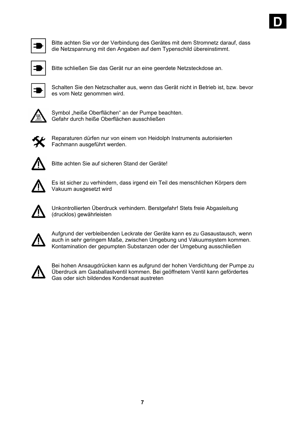 Heidolph Vacuum Switchbox User Manual | Page 7 / 188