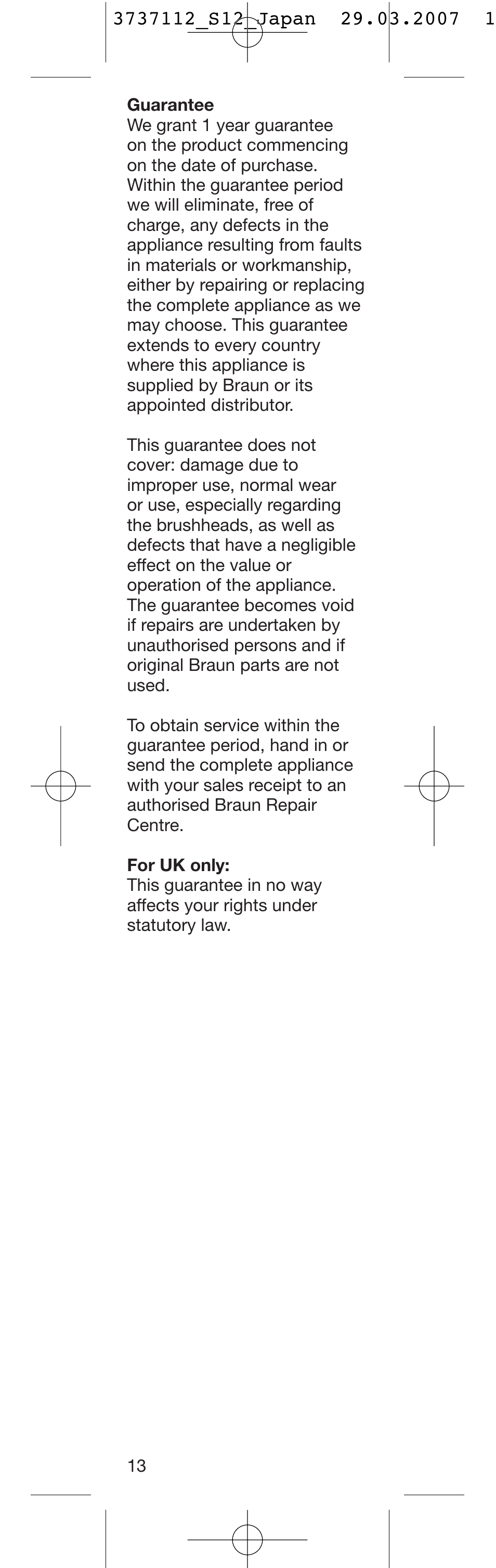 Braun S 12513 User Manual | Page 13 / 14
