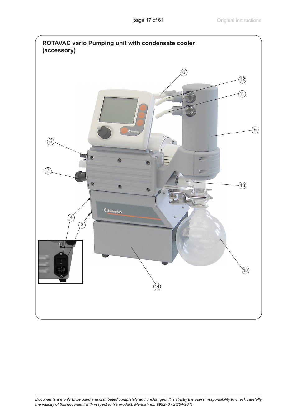 Heidolph ROTAVAC Vario pumping unit User Manual | Page 17 / 61