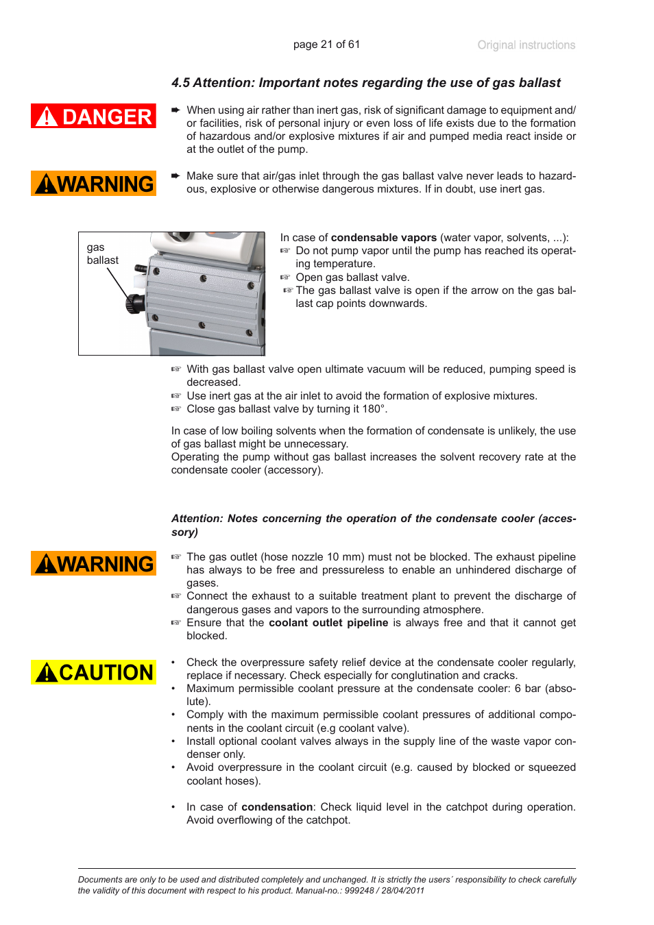 Heidolph ROTAVAC Vario pumping unit User Manual | Page 21 / 61