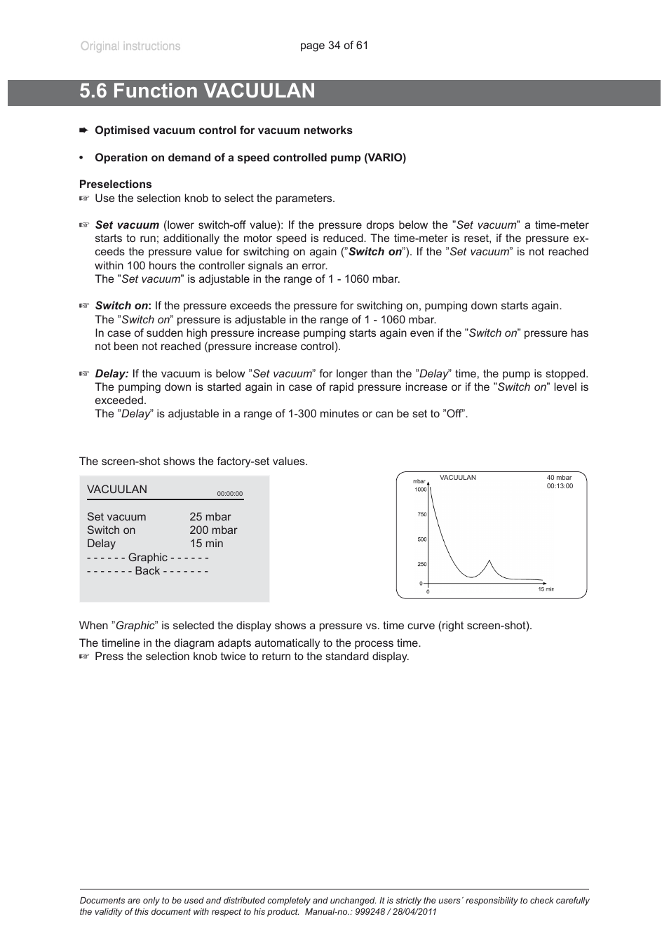 6 function vacuulan | Heidolph ROTAVAC Vario pumping unit User Manual | Page 34 / 61