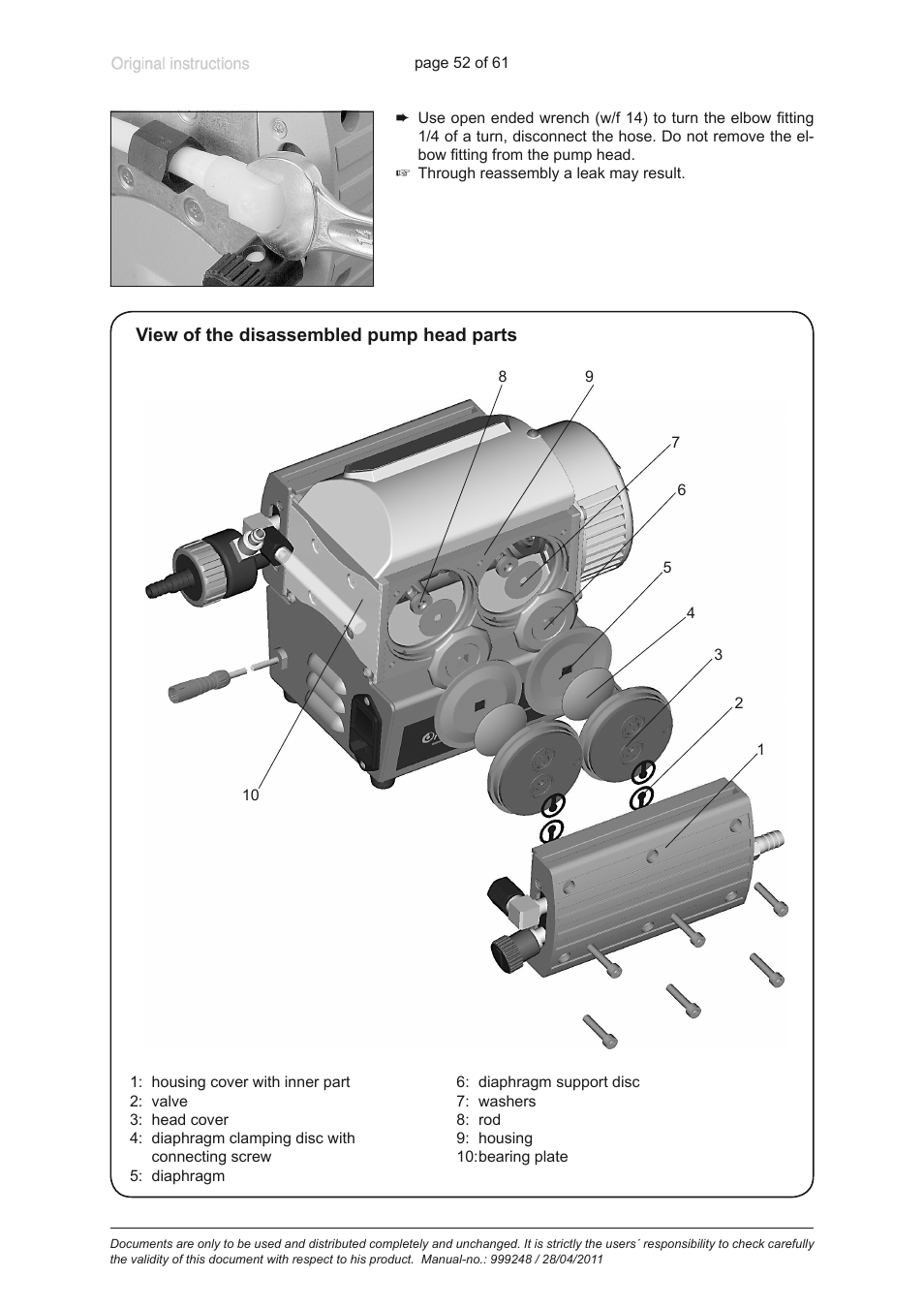 Heidolph ROTAVAC Vario pumping unit User Manual | Page 52 / 61