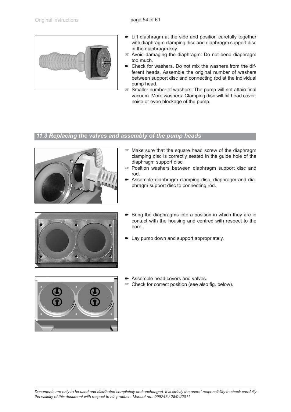 Heidolph ROTAVAC Vario pumping unit User Manual | Page 54 / 61