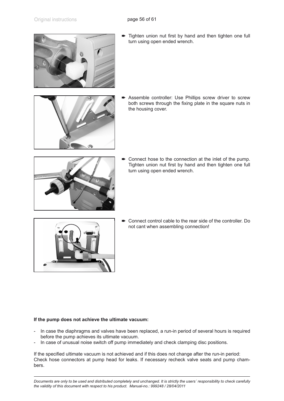 Heidolph ROTAVAC Vario pumping unit User Manual | Page 56 / 61