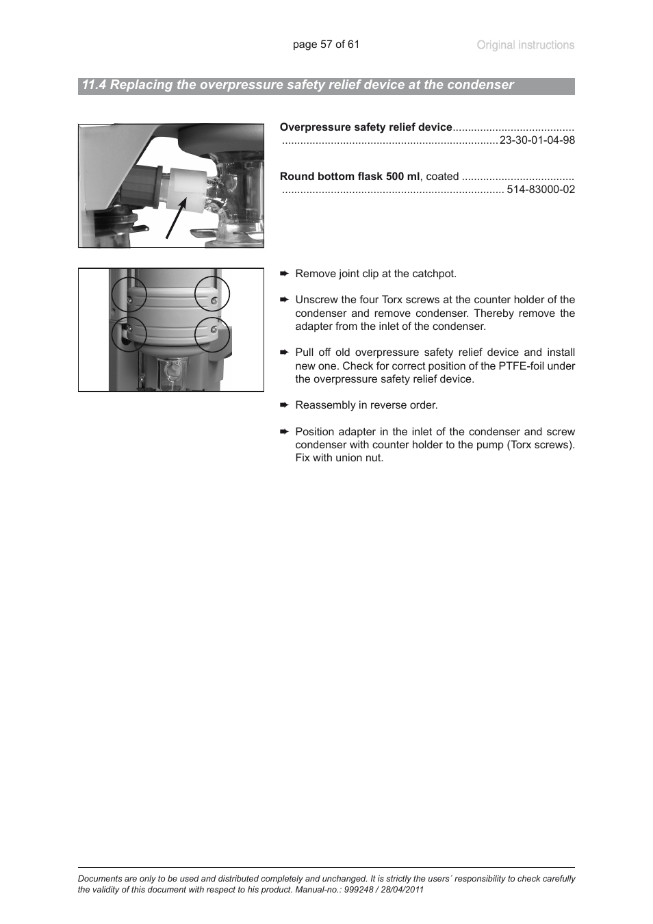 Heidolph ROTAVAC Vario pumping unit User Manual | Page 57 / 61