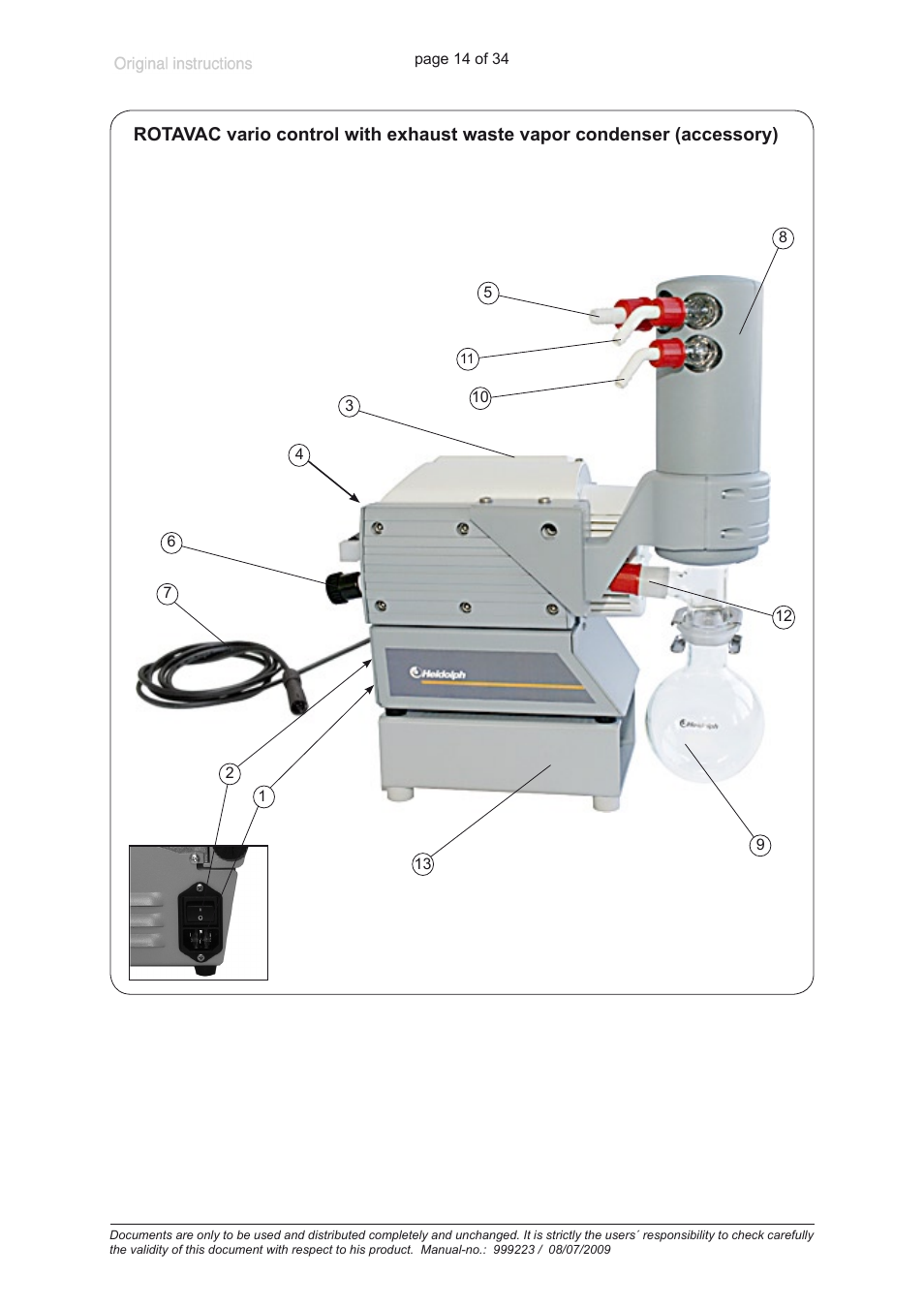 Heidolph ROTAVAC vario control User Manual | Page 14 / 34