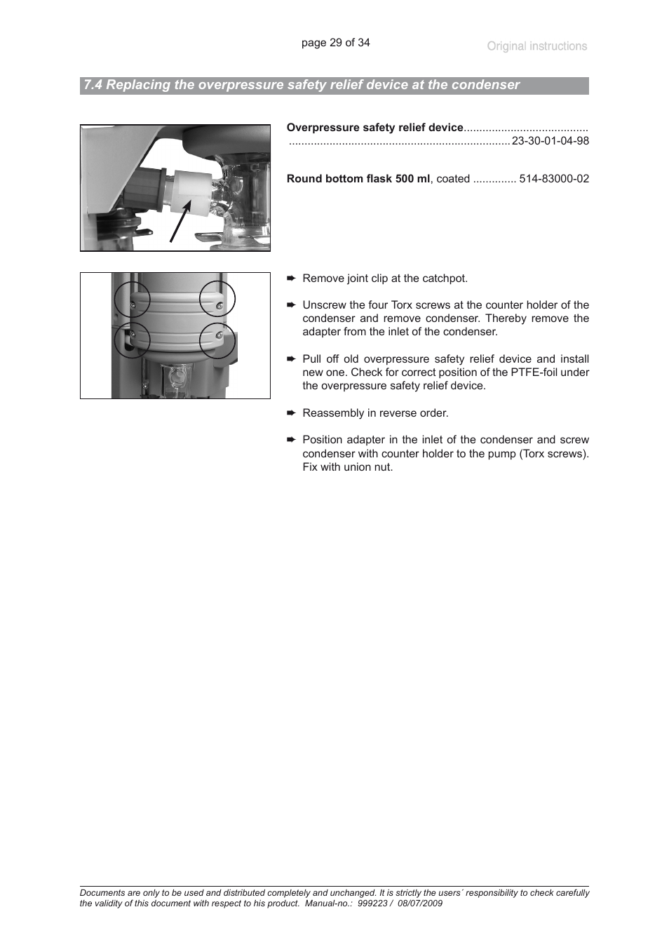 Heidolph ROTAVAC vario control User Manual | Page 29 / 34