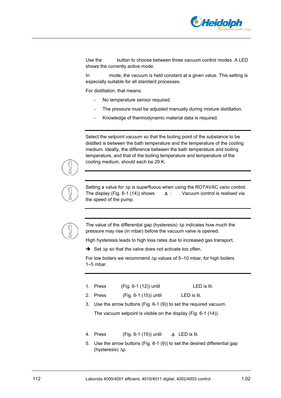 2 p const mode, Const mode | Heidolph LABOROTA 4000 up to 4003 User Manual | Page 114 / 364