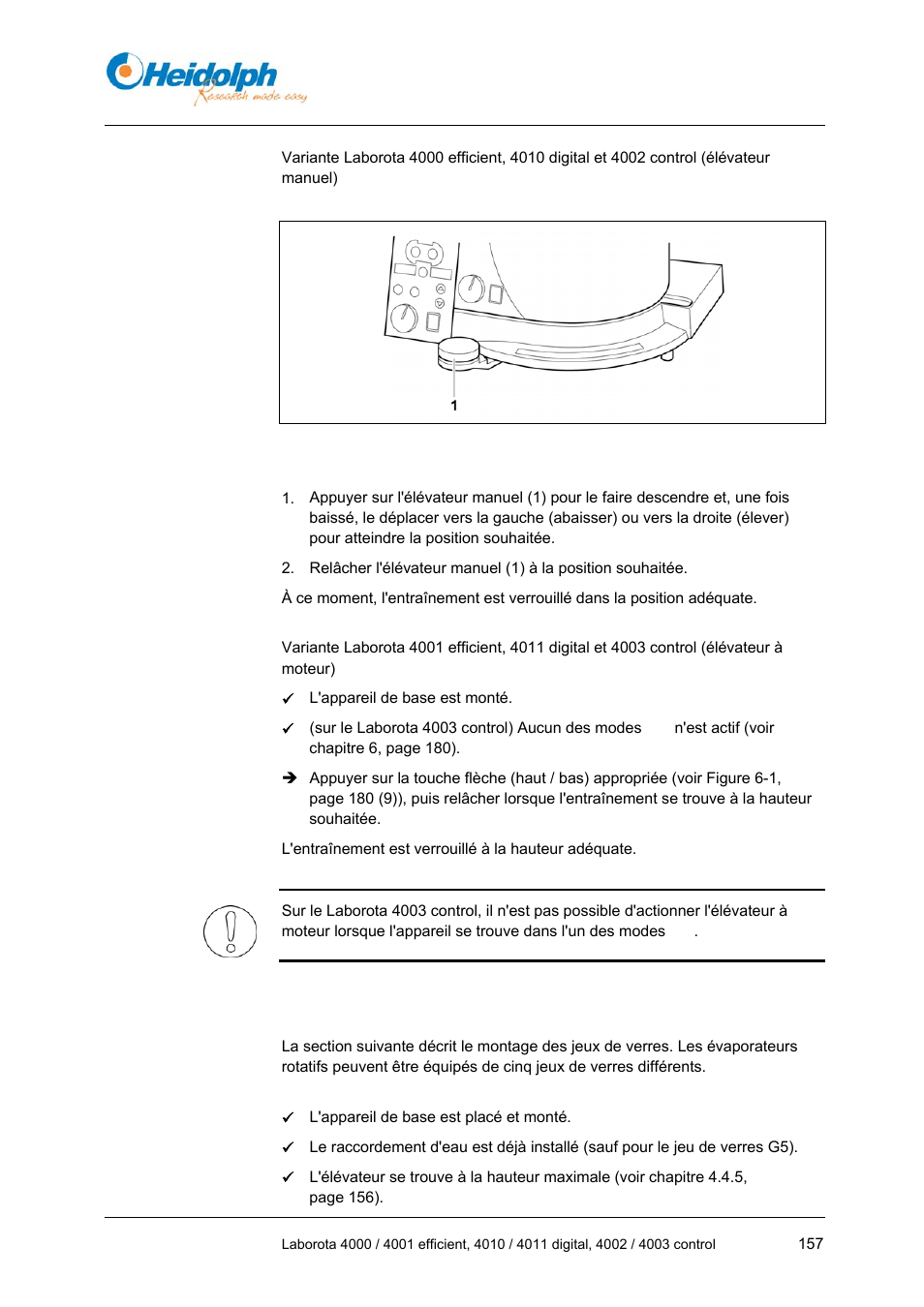 5 montage des jeux de verres, 5 montage, Jeux de verres | Heidolph LABOROTA 4000 up to 4003 User Manual | Page 159 / 364