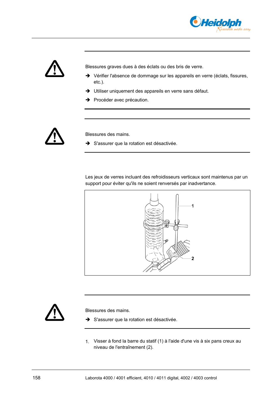 1 montage du support du refroidisseur (g3–g6) | Heidolph LABOROTA 4000 up to 4003 User Manual | Page 160 / 364