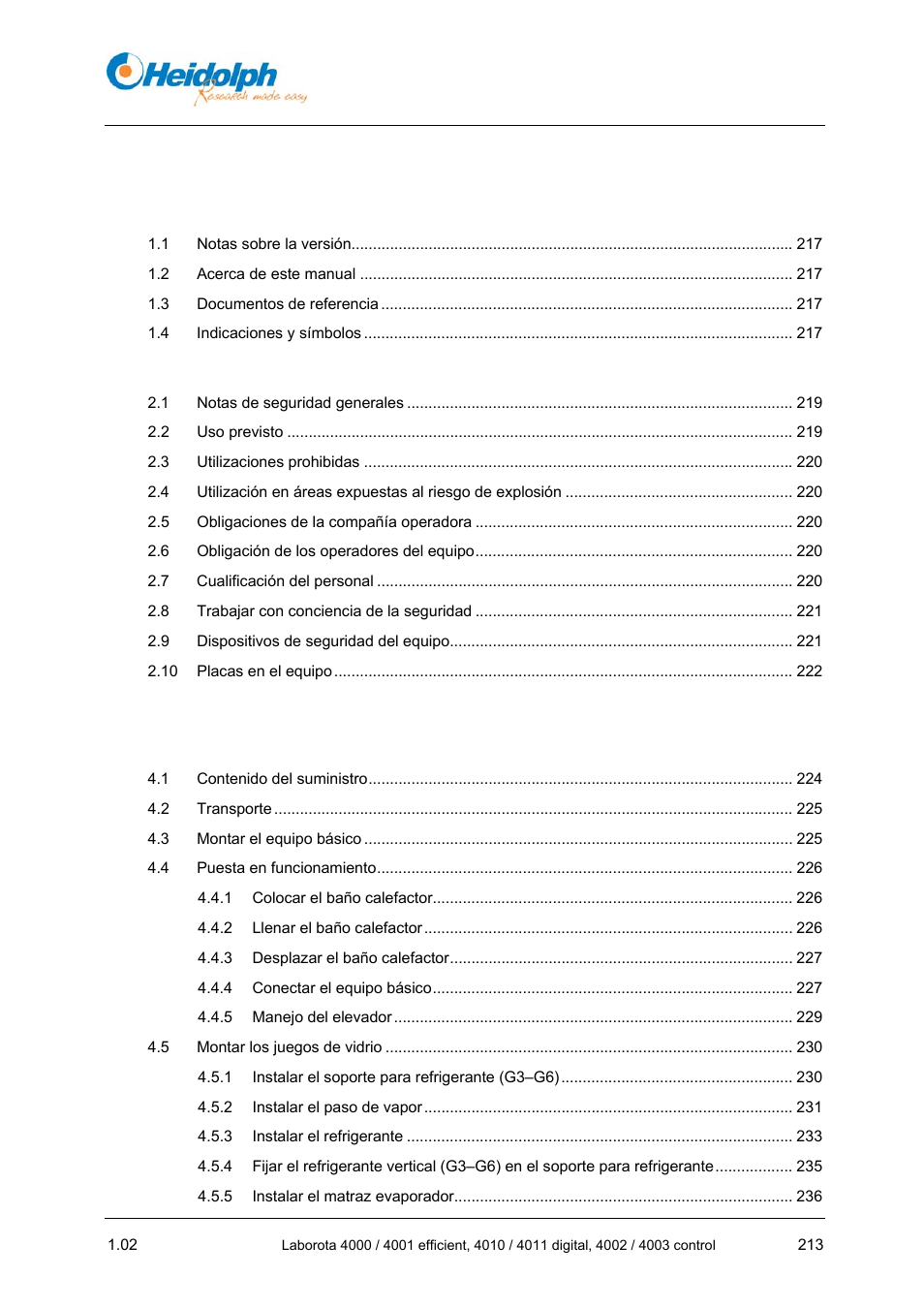 Heidolph LABOROTA 4000 up to 4003 User Manual | Page 215 / 364