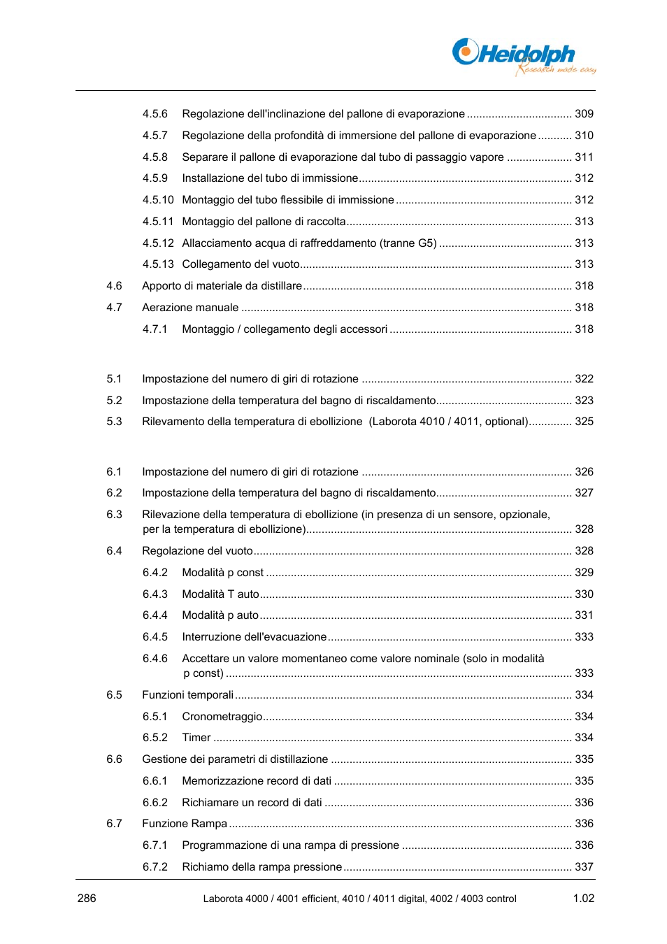Heidolph LABOROTA 4000 up to 4003 User Manual | Page 288 / 364