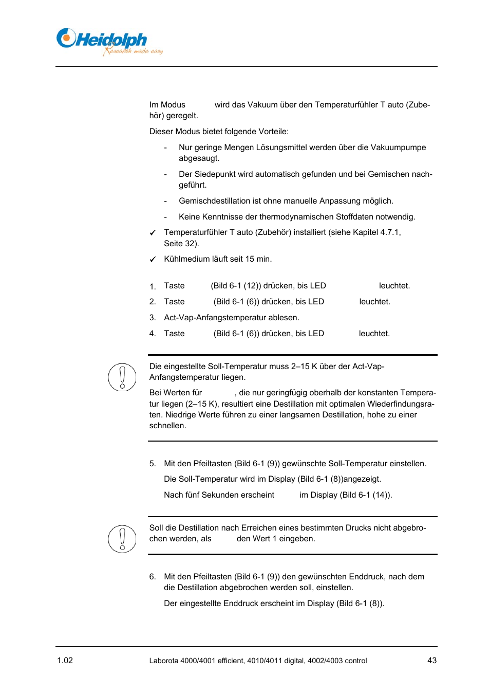 3 modus t auto | Heidolph LABOROTA 4000 up to 4003 User Manual | Page 45 / 364