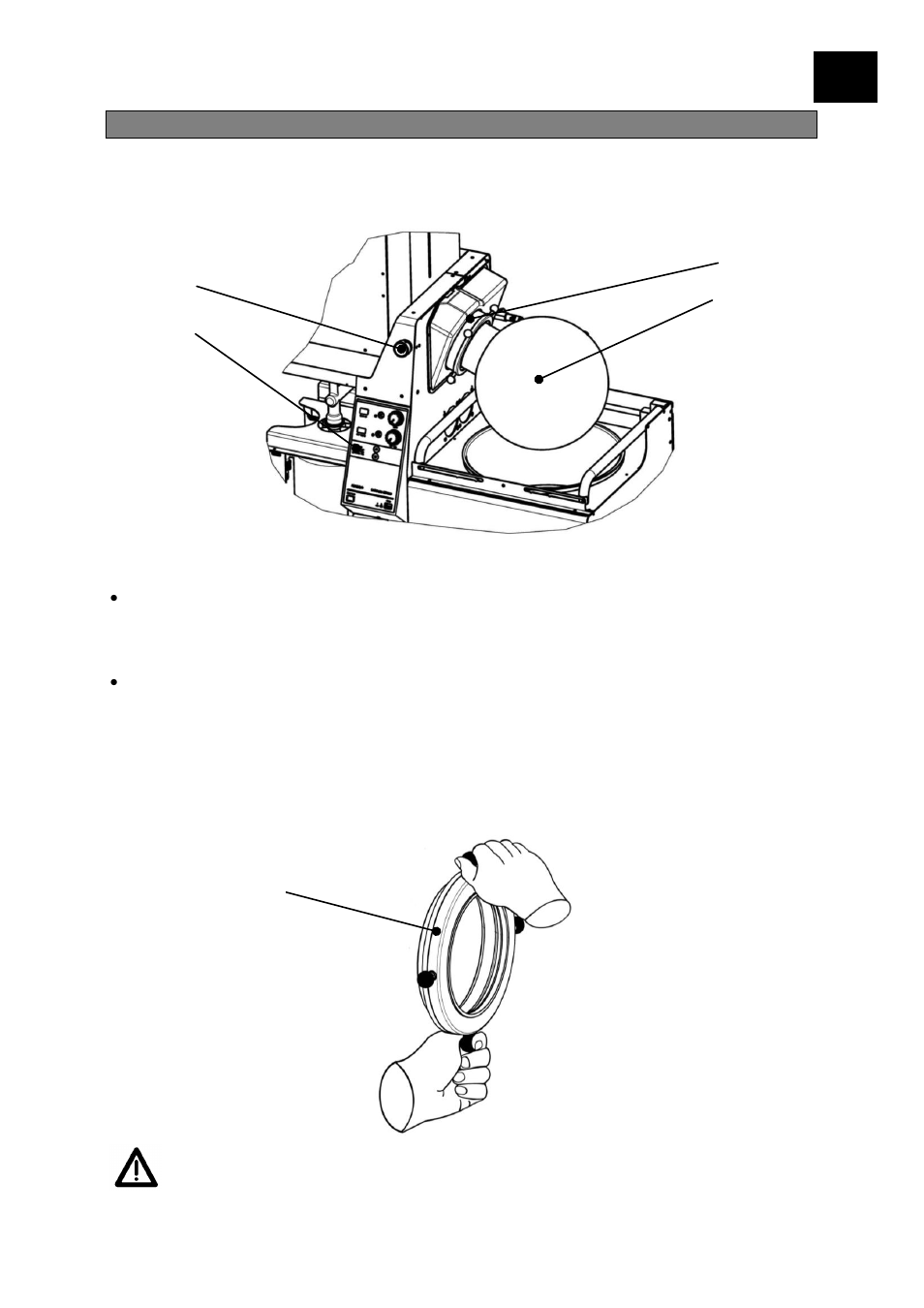 Aufbau teil 2, Blockiervorrichtung, Verdampferkolben festziehen | Heidolph LABOROTA 20 eco User Manual | Page 23 / 180