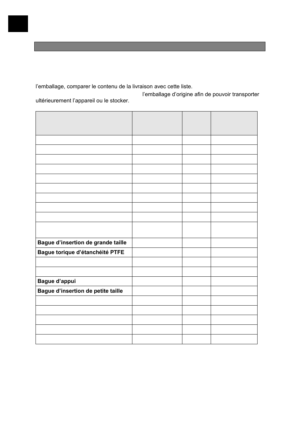 Volume de livraison et accessoires, Volume de livraison | Heidolph LABOROTA 20 eco User Manual | Page 74 / 180