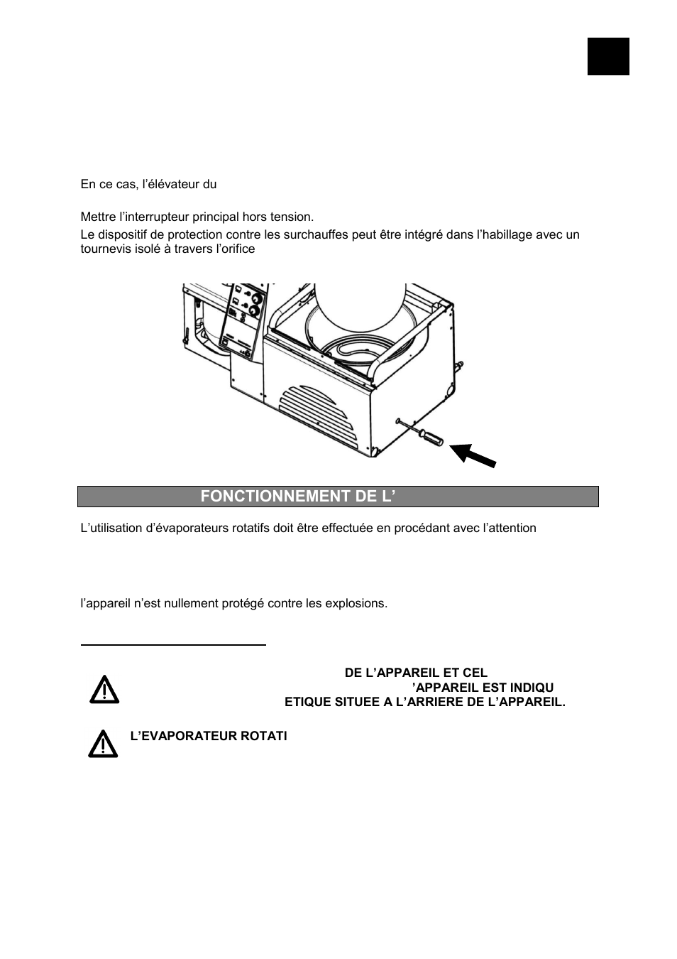Protection du bain chauffant contre la surchauffe, Fonctionnement de l’appareil | Heidolph LABOROTA 20 eco User Manual | Page 95 / 180