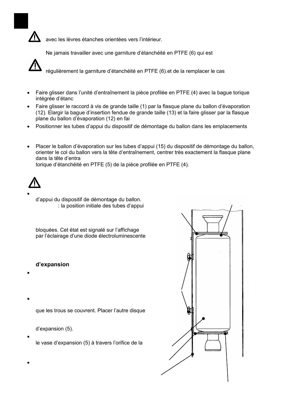 Suspension du, Condenseur et du vase d’expansion | Heidolph LABOROTA 20 compact and safety User Manual | Page 126 / 284