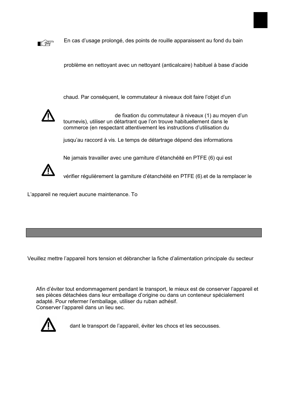 Demontage, transport et stockage | Heidolph LABOROTA 20 compact and safety User Manual | Page 167 / 284