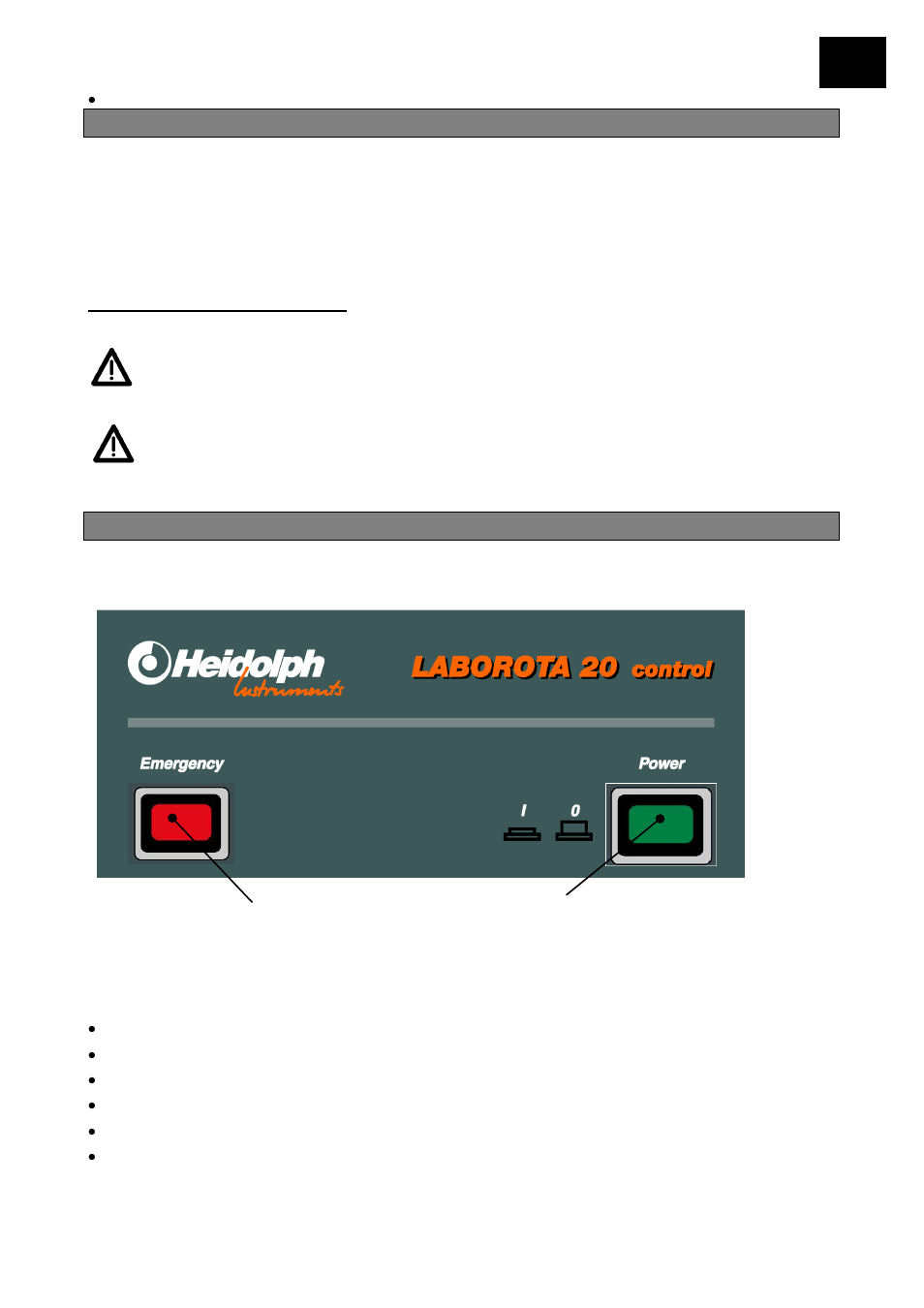 Manejo de la máquina, Funciones del panel de mando | Heidolph LABOROTA 20 compact and safety User Manual | Page 195 / 284