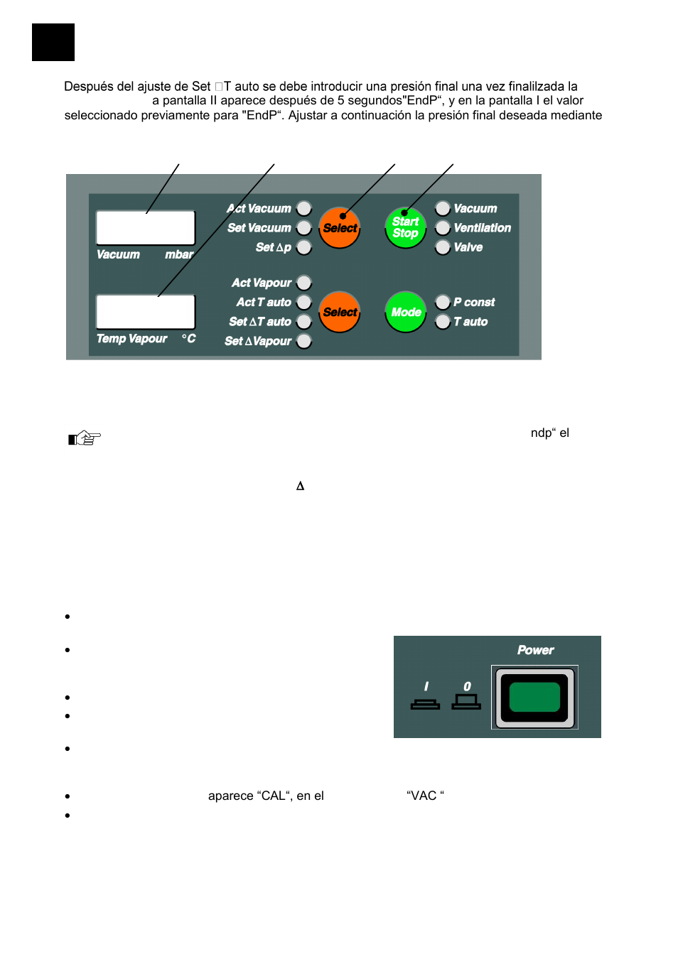 Calibrado del sensor de vacío, 1 2 5 endp | Heidolph LABOROTA 20 compact and safety User Manual | Page 200 / 284