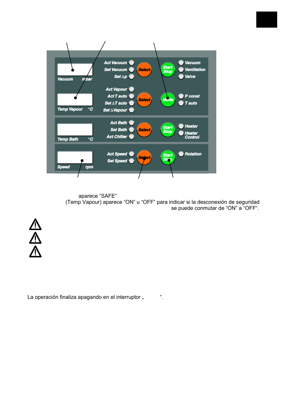 Safe 900 on | Heidolph LABOROTA 20 compact and safety User Manual | Page 207 / 284