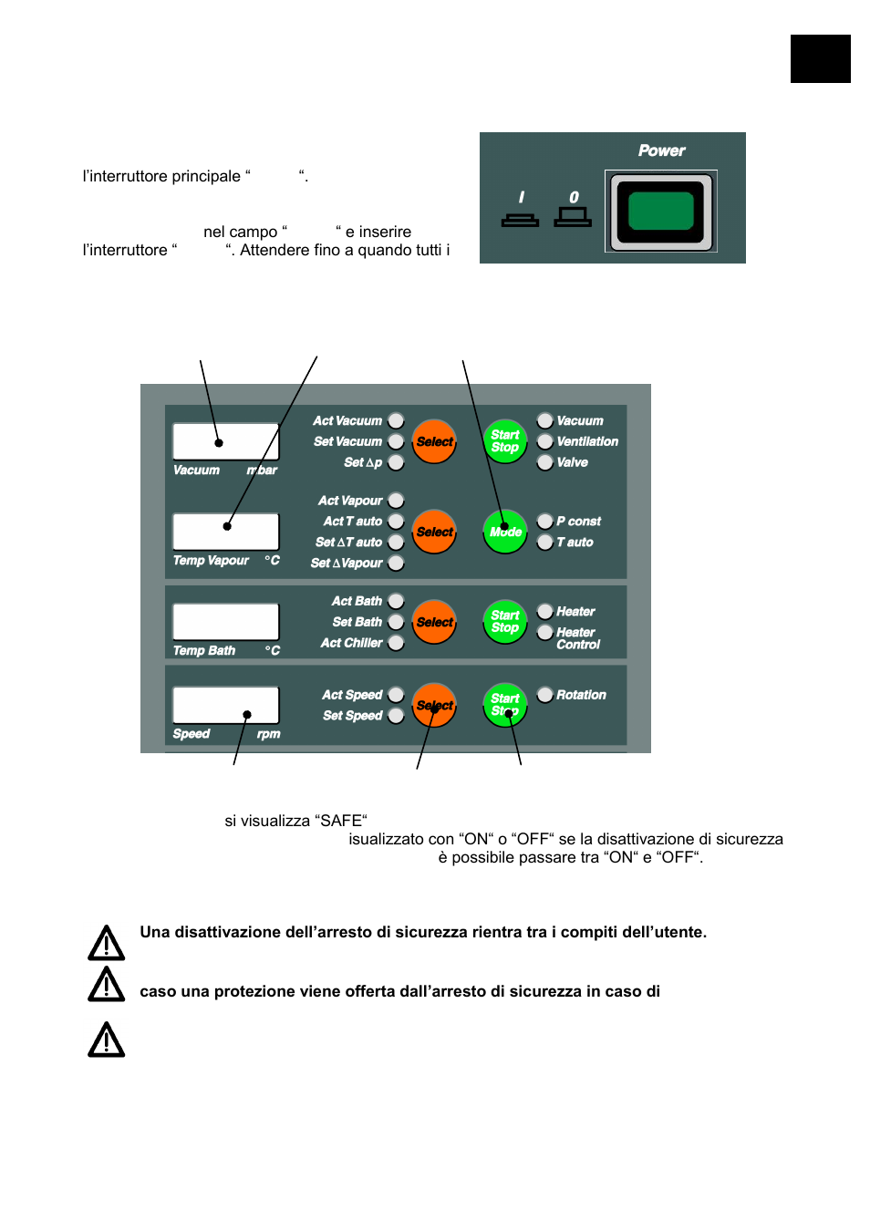 Safe 900 on | Heidolph LABOROTA 20 compact and safety User Manual | Page 263 / 284