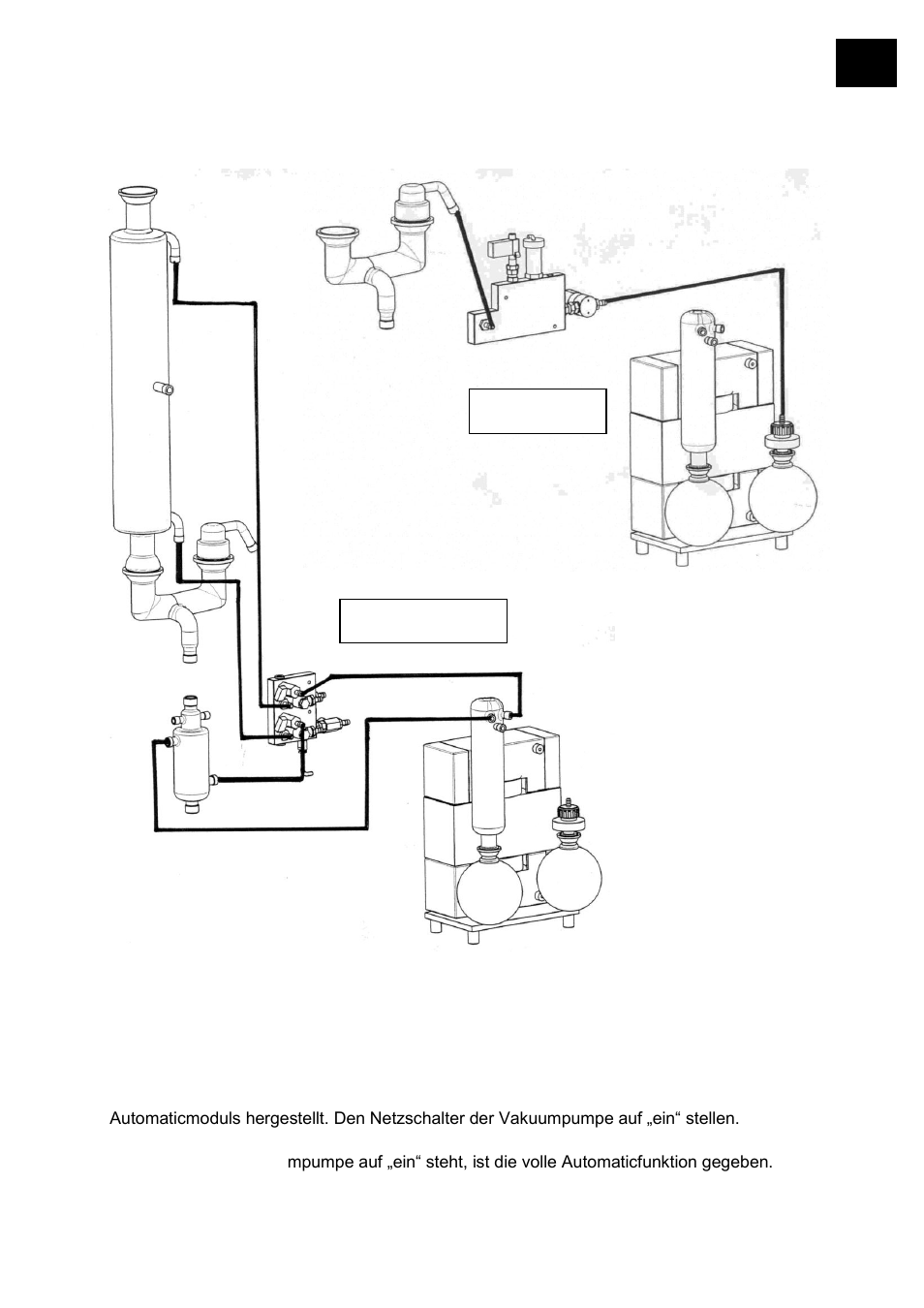 Anschlussschema vakuum und kühlwasser, Herstellen, Vakuum kühlwasser | Heidolph LABOROTA 20 automatic User Manual | Page 23 / 190