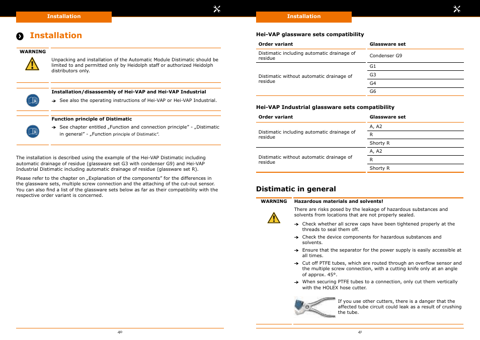Installation, Distimatic in general | Heidolph Automatic Module Distimatic User Manual | Page 21 / 52